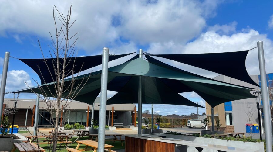 commercial shade sails for schools, councils, parks, hotels and cafes.