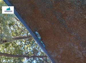 shade sails fabric torn